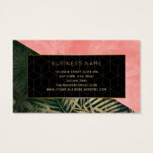 Cartes de visite de blocs couleur du concepteur d' (Dos)