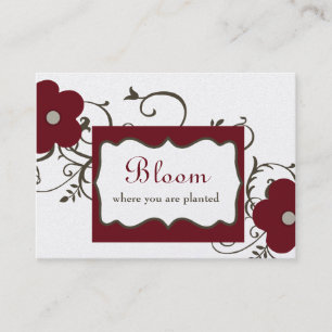 Cartes de visite de Bloom Chubby
