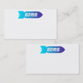 Cartes de visite de bombe (Devant / Derrière)