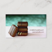 Cartes de visite de bonbons au chocolat (Dos)