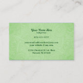 Cartes de visite de bonne d'enfants (Dos)