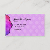 Cartes de visite de boulangerie (Dos)