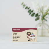 Cartes de visite de boulangerie (Debout devant)