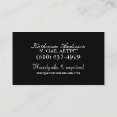 Cartes de visite de boulangerie (Dos)