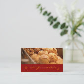 Cartes de visite de boulangerie (Debout devant)