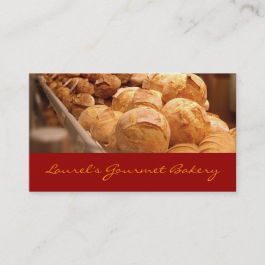 Cartes de visite de boulangerie (Devant)