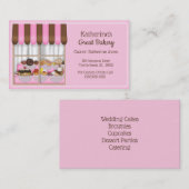 Cartes de visite de boulangerie (Devant / Derrière)