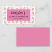 Cartes de visite de boulangerie (Devant / Derrière)