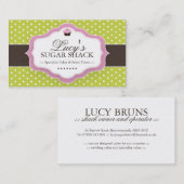 Cartes de visite de boulangerie (Devant / Derrière)