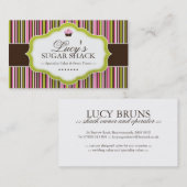 Cartes de visite de boulangerie (Devant / Derrière)