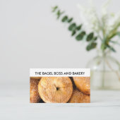 Cartes de visite de boulangerie (Debout devant)