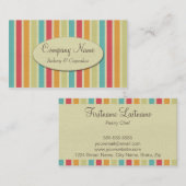 Cartes de visite de boulangerie (Devant / Derrière)