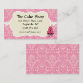 Cartes de visite de boulangerie de Baker de (Devant / Derrière)