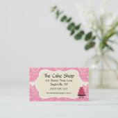 Cartes de visite de boulangerie de Baker de (Debout devant)