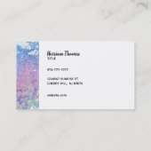 Cartes de visite de boulangerie de chien (Dos)