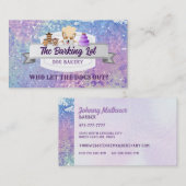 Cartes de visite de boulangerie de chien (Devant / Derrière)