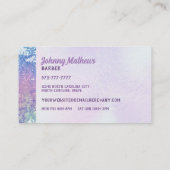 Cartes de visite de boulangerie de chien (Dos)