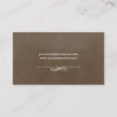 Cartes de visite de boulangerie de gâteau (Dos)