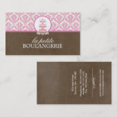 Cartes de visite de boulangerie de gâteau (Devant / Derrière)