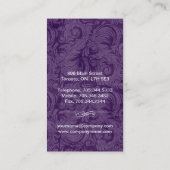 Cartes de visite de boulangerie de gâteau de (Dos)