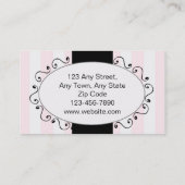 Cartes de visite de boulangerie de gâteau de petit (Dos)