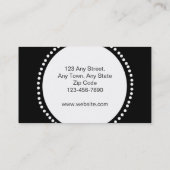 Cartes de visite de boulangerie de gâteau de petit (Dos)