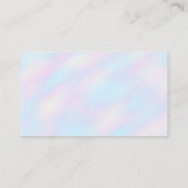 Cartes de visite de boulangerie de gâteaux | Paste (Dos)