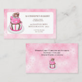 Cartes de visite de boulangerie moderne (Devant / Derrière)