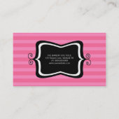 Cartes de visite de boulangerie ou de magasin de (Dos)