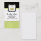 Cartes de visite de boulangerie ou de magasin de (Devant / Derrière)