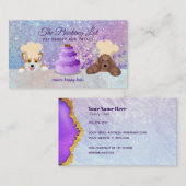 Cartes de visite de boulangerie pour animaux (Devant / Derrière)
