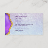 Cartes de visite de boulangerie pour animaux (Dos)