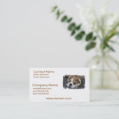 Cartes de visite de bouledogue de sommeil (Debout devant)