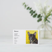 Cartes de visite de bouledogue français (Debout devant)