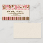 Cartes de visite de boutique de bébé (Devant / Derrière)