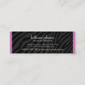 Cartes de visite de boutique de bijoux et (Dos)