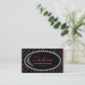 Cartes de visite de boutique de bijoux et (Debout devant)