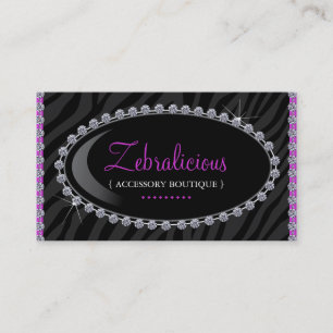 Cartes de visite de boutique de bijoux et