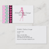 Cartes de visite de boutique de mode (Devant / Derrière)