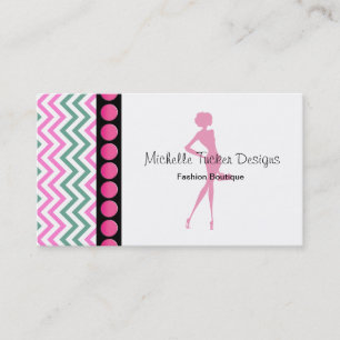 Cartes de visite de boutique de mode