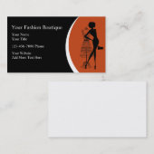 Cartes de visite de boutique de vêtements (Devant / Derrière)