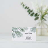 Cartes de visite de branches d'arbre (Debout devant)