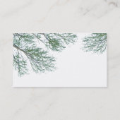 Cartes de visite de branches d'arbre (Dos)