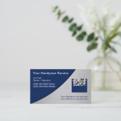 Cartes de visite de bricoleur (Debout devant)