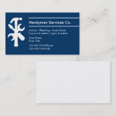 Cartes de visite de bricoleur (Devant / Derrière)