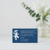 Cartes de visite de bricoleur (Debout devant)