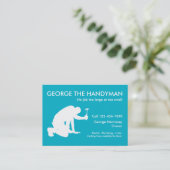 Cartes de visite de bricoleur (Debout devant)
