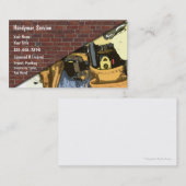 Cartes de visite de bricoleur (Devant / Derrière)