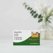 Cartes de visite de bricoleur (Debout devant)