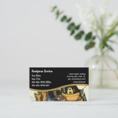 Cartes de visite de bricoleur (Debout devant)